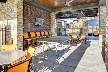 Cabana with flat screen tv